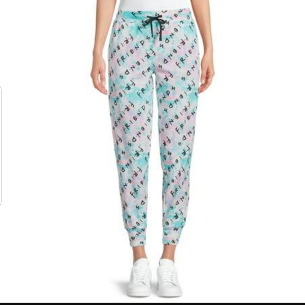 Friends Juniors Tie-Dye Jogger Pant Size Large